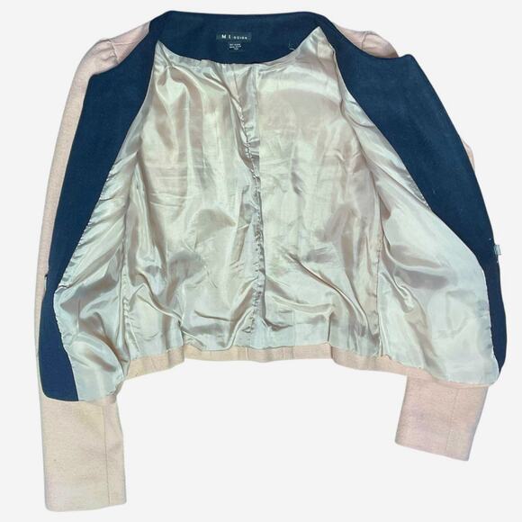 Vintage M I ssion Pastel Pink Wool Blazer Small - Picture 4 of 12